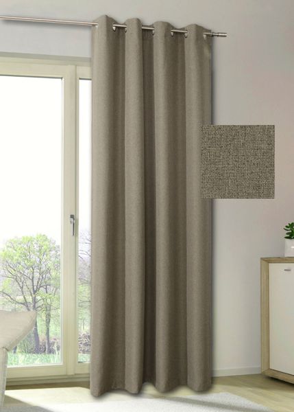 my home Vorhang "MAILAND" Ösen 1 Stk. tlg. blickdicht, verschiedene Farben, günstig online kaufen