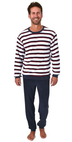 Normann Pyjama Herren Frottee Schlafanzug mit günstig online kaufen