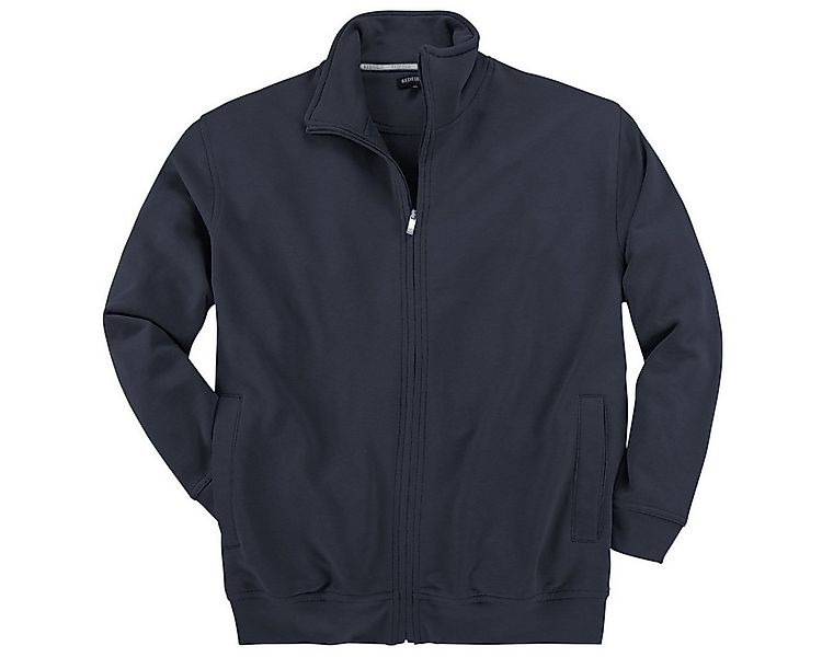 redfield Sweatjacke Sweatjacke dunkelblau Stehkragen Redfield Übergröße günstig online kaufen