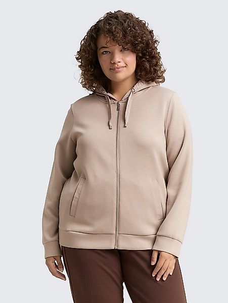 TOM TAILOR PLUS Sweatjacke Strick & Sweatshirts Plus Size - Hoodie Sweatjac günstig online kaufen