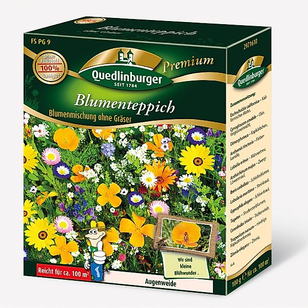 Quedlinburger Blumenteppich Faltschachtel 100 g günstig online kaufen
