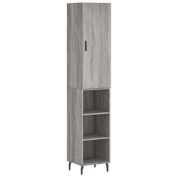 vidaXL Highboard Highboard Grau Sonoma 34,5x34x180 günstig online kaufen