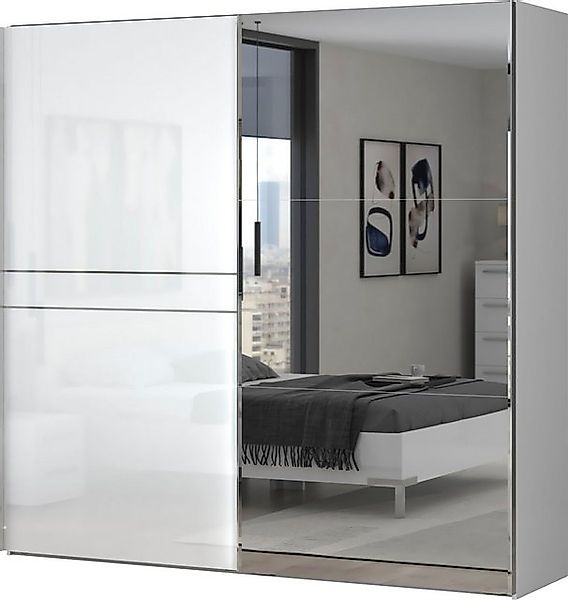 Places of Style Schwebetürenschrank "Piano, mit Einlegeböden und Kleidersta günstig online kaufen