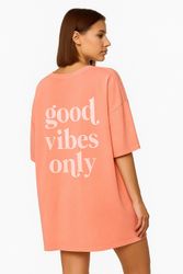 Worldclassca T-Shirt Worldclassca Oversized VIBES Print günstig online kaufen