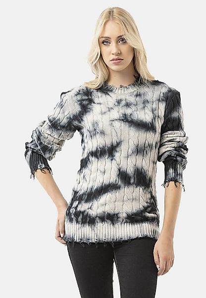 Cipo & Baxx Strickpullover WP268 (1-tlg) Tie-Dye Optik günstig online kaufen