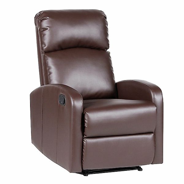 Svita Lex Relaxsessel Funktionssessel mit Aufstehhilfe Kunstleder Braun günstig online kaufen