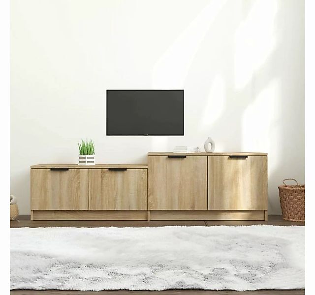 furnicato TV-Schrank Sonoma-Eiche 158,5x36x45 cm Holzwerkstoff günstig online kaufen