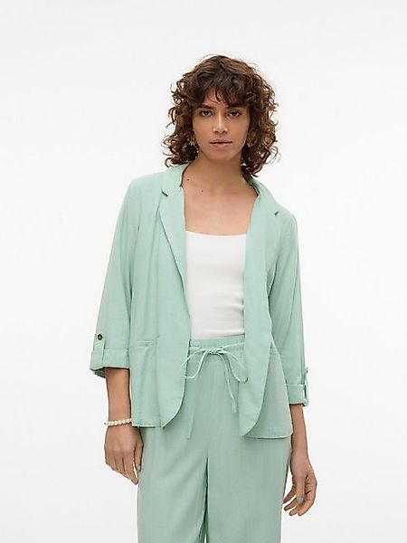 Vero Moda Kurzblazer VMJESMILO 3/4 LOOSE BLAZER WVN GA NOOS mit Leinen günstig online kaufen