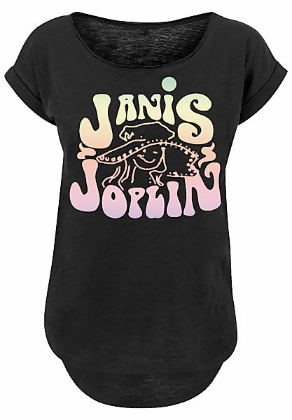 F4NT4STIC T-Shirt "PLUS SIZE Janis Joplin Pastel Logo" Print günstig online kaufen