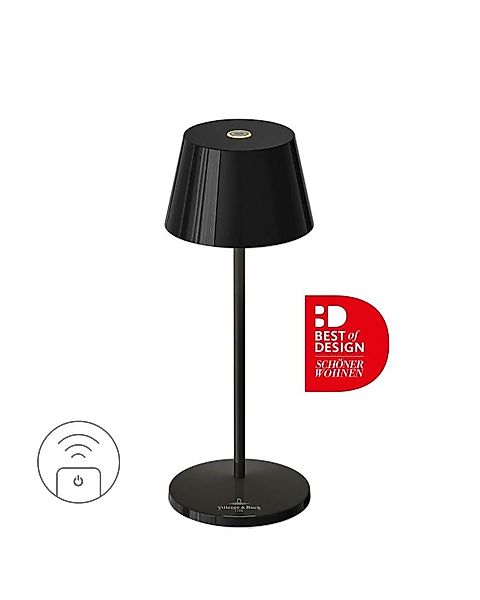 SEOUL MICRO RC - Akku-Tischleuchte dimmbar - zwei Lichtfarben schwarz ceram günstig online kaufen