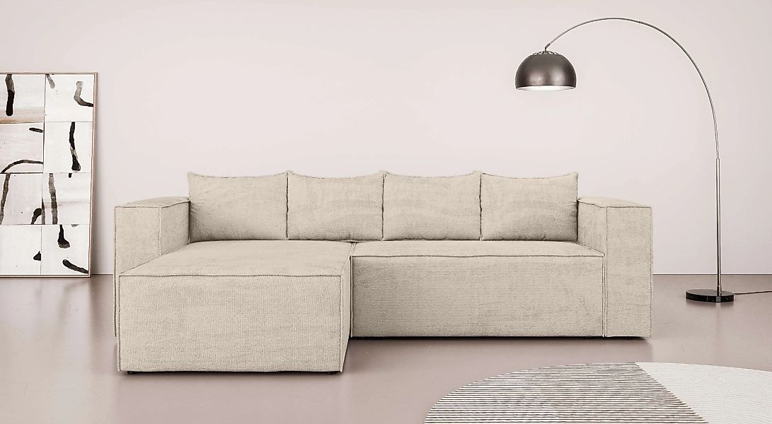 INOSIGN Ecksofa "LINCOLNVILLE mit Bettfunktion und Bettkasten, Maße B/H/T 2 günstig online kaufen