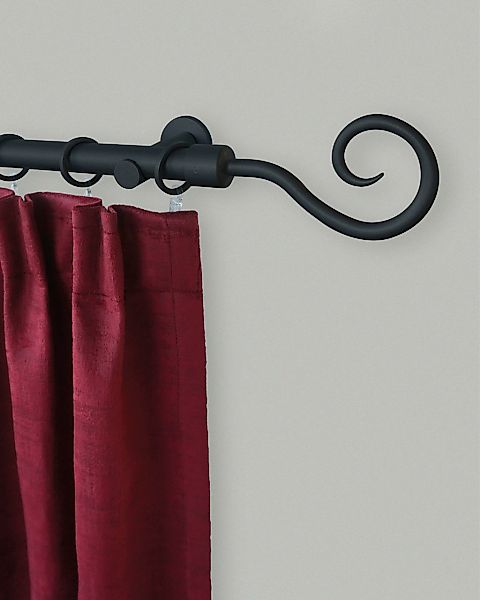 GARESA Gardinenstange "Ulli" 1 läufig-läufig Fixmaß Fixlänge 120, 160, 200 günstig online kaufen