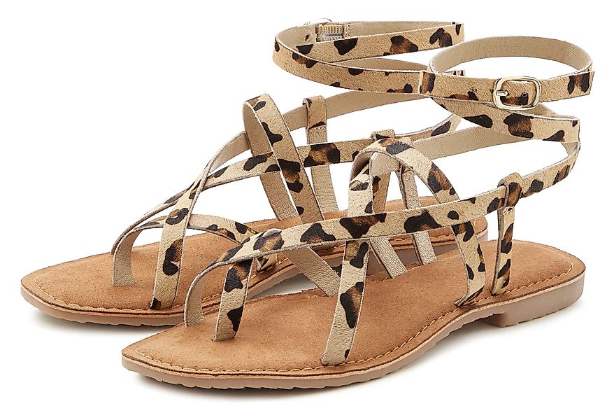 French Connection Sandale aus hochwertigem Leder, günstig online kaufen