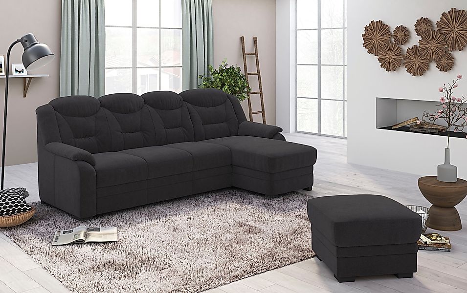 COTTA Ecksofa "Marcus L-Form", wahlweise mit Bettfunktion günstig online kaufen