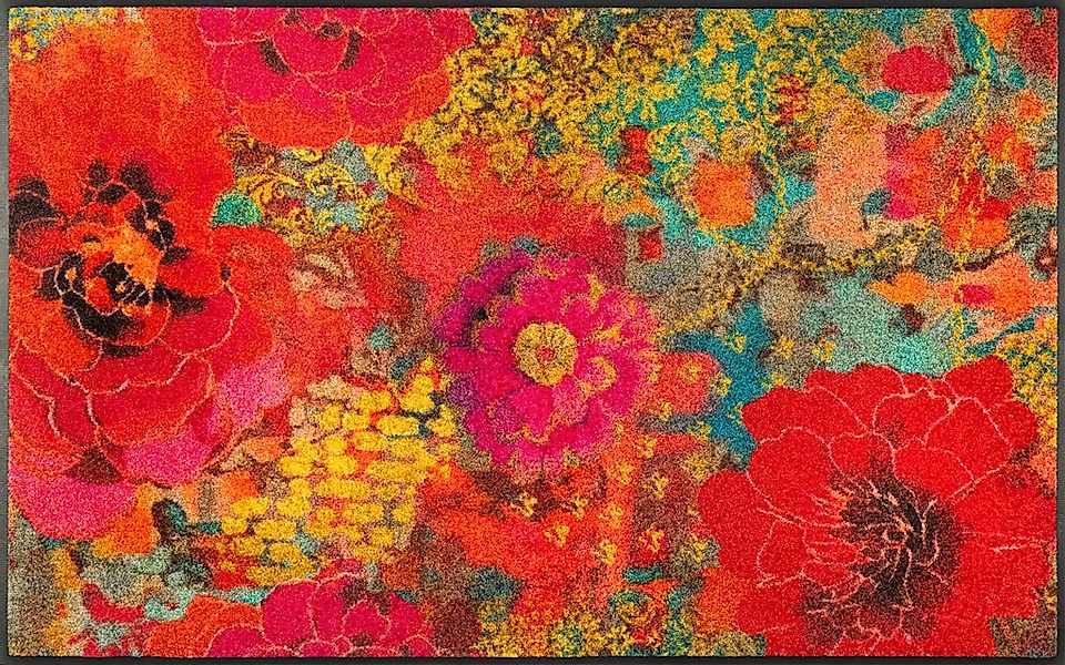 wash+dry by Kleen-Tex Teppich "Flowerchains" rechteckig günstig online kaufen