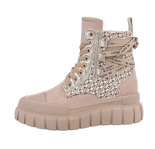 Ital-Design Damen High-Top Freizeit Sneakerboots (85757923) Keilabsatz/Wedg günstig online kaufen