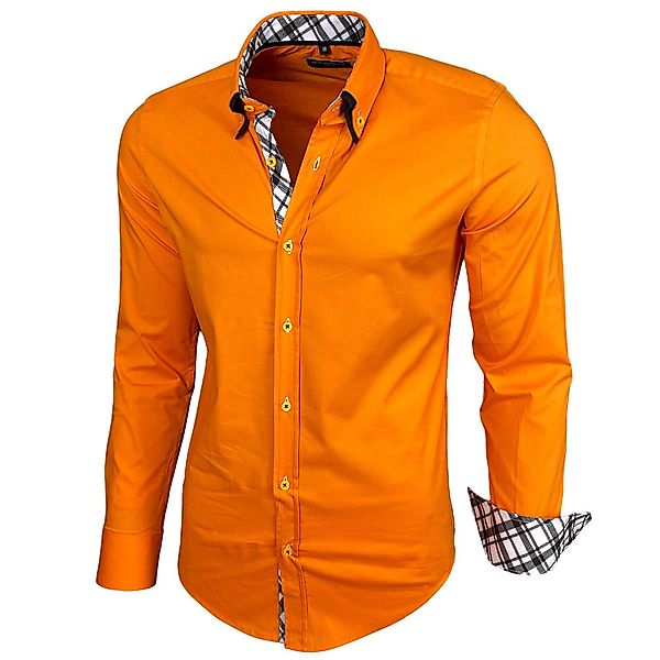 Baxboy Langarmhemd Baxboy Herren Hemd Kentkragen günstig online kaufen
