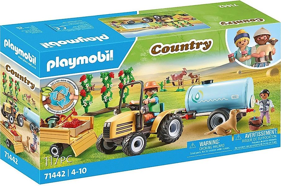 Playmobil® Traktor mit Anhänger und Wassertank (71442), Country Konstruktio günstig online kaufen