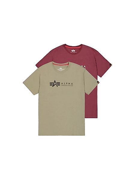 Alpha Industries Rundhalsshirt "Label T 2 Pack", 2 Stk. günstig online kaufen