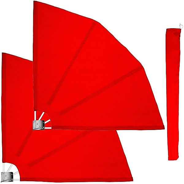 STILISTA Sonnensegel Balkonfächer Balkonsichtschutz Sonnenschutz, (2-tlg), günstig online kaufen