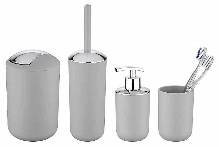 WENKO Badaccessoire-Set "Brasil" Seifenspender, Zahnputzbecher, WC-Garnitur günstig online kaufen
