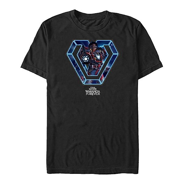 Marvel - Black Panther Wakanda Forever - Iron Heart Neon - Männer T-Shirt günstig online kaufen