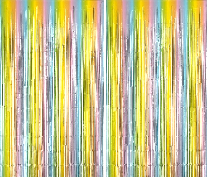 Montegoni Dekorationsfolie Vorhang 2er Set, Hintergrund Dekoration, Glitzer günstig online kaufen