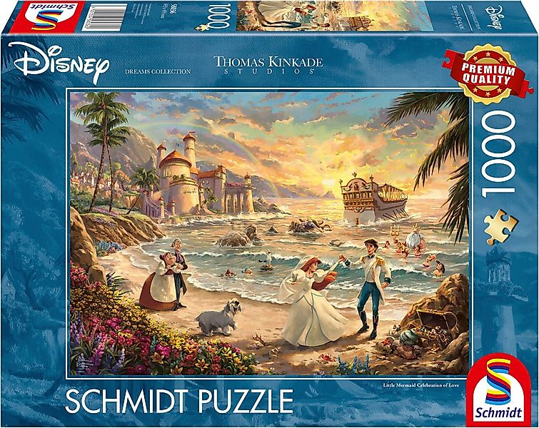 Schmidt Spiele Puzzle Disney, The Little Mermaid Celebration of Love von Th günstig online kaufen