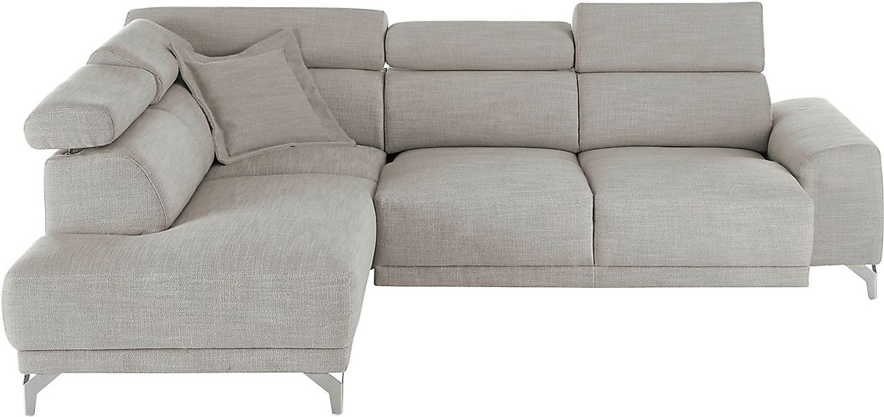 3C Candy Ecksofa »Greve Sofa immer mit manuelle Kopfteilverstellungen, mode günstig online kaufen