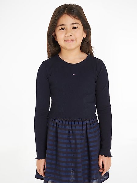 Tommy Hilfiger Langarmshirt ESSENTIAL RIB TOP günstig online kaufen