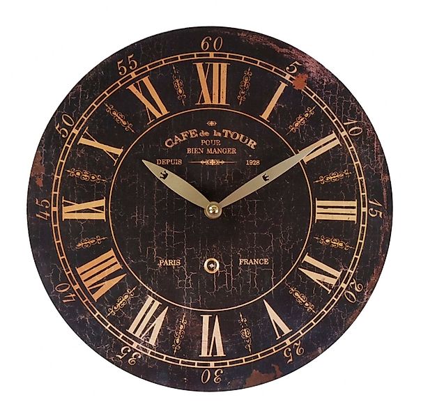 BURI Wanduhr Zeitlose Wanduhr Ø29cm Landhausstil günstig online kaufen
