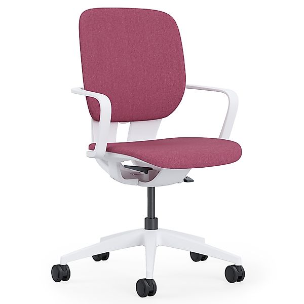 Klöber LIM Drehstuhl (lim98) Stoff Cura Beere mit gepolstertem Sitz und Rüc günstig online kaufen