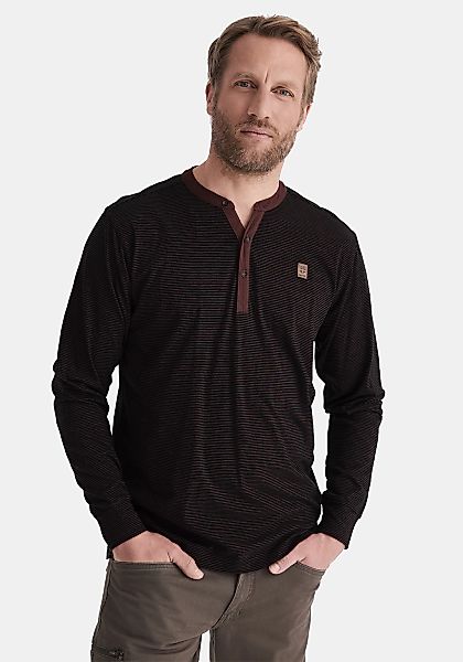 HERO by John Medoox Businessshirt "HANO Workwear Longsleeve Henley-Shirt", günstig online kaufen