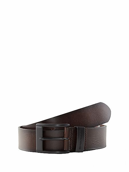 TOM TAILOR Ledergürtel "TTTHOMAS", 4 cm breiter Herrengürtel, Casual und Je günstig online kaufen