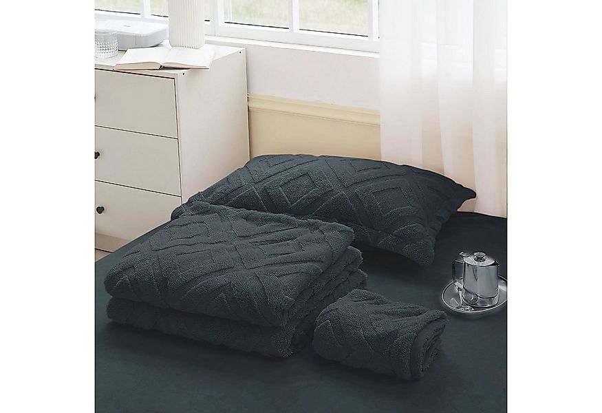 KEAYOO Bettwäsche TF, Polyester, 2 teilig, Flauschig warmes Teddy Plüsch wa günstig online kaufen