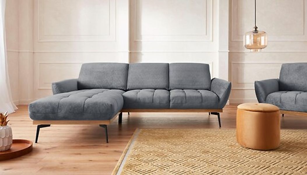 exxpo - sofa fashion Ecksofa »Palic, inkl. Rückenverstellung, bequem, elega günstig online kaufen