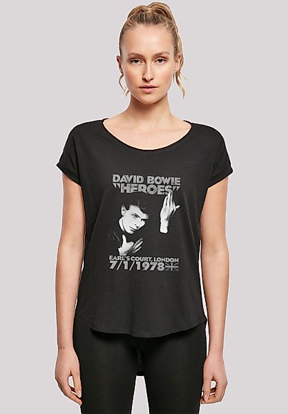 F4NT4STIC T-Shirt "David Bowie Earls Court Heroes", Print günstig online kaufen