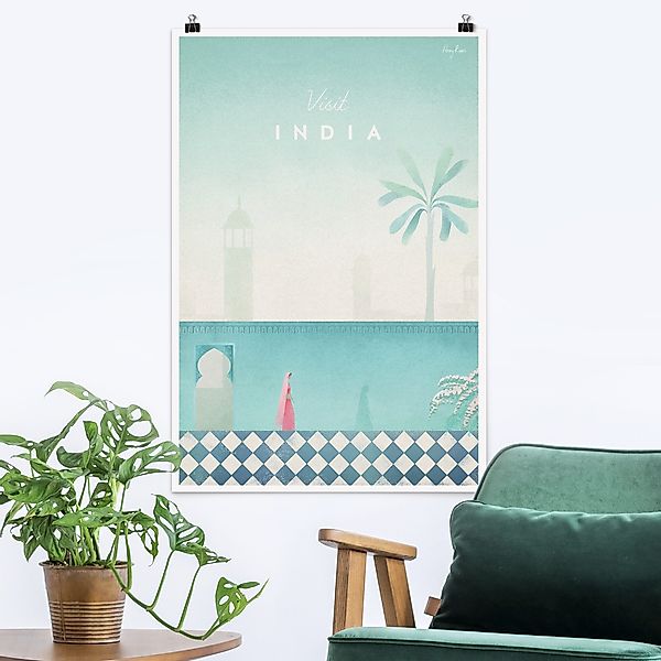 Poster - Hochformat Reiseposter - Indien günstig online kaufen