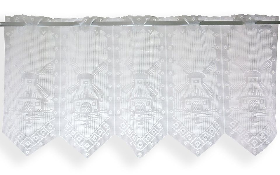 Clever-Kauf-24 Scheibengardine Scheibengardine Windmühle aus robusten günstig online kaufen