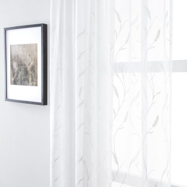 BYSURE Vorhang (2 St), Ösen, halbtransparent, günstig online kaufen