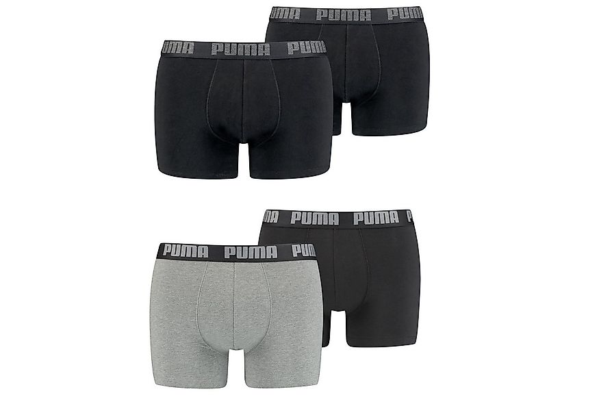 PUMA Boxershorts PUMA Herren Boxershorts Unterhosen Everyday Boxer 4er-Pack günstig online kaufen