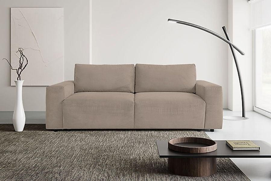 WERK2 Schlafsofa »Lima, inkl. Bettkasten, bequem, Mega Sofa: Breite 245 cm« günstig online kaufen