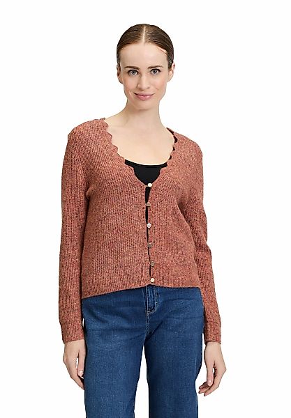 Cartoon Strickjacke "Cartoon Strick-Cardigan mit V-Ausschnitt", Häkelstich günstig online kaufen