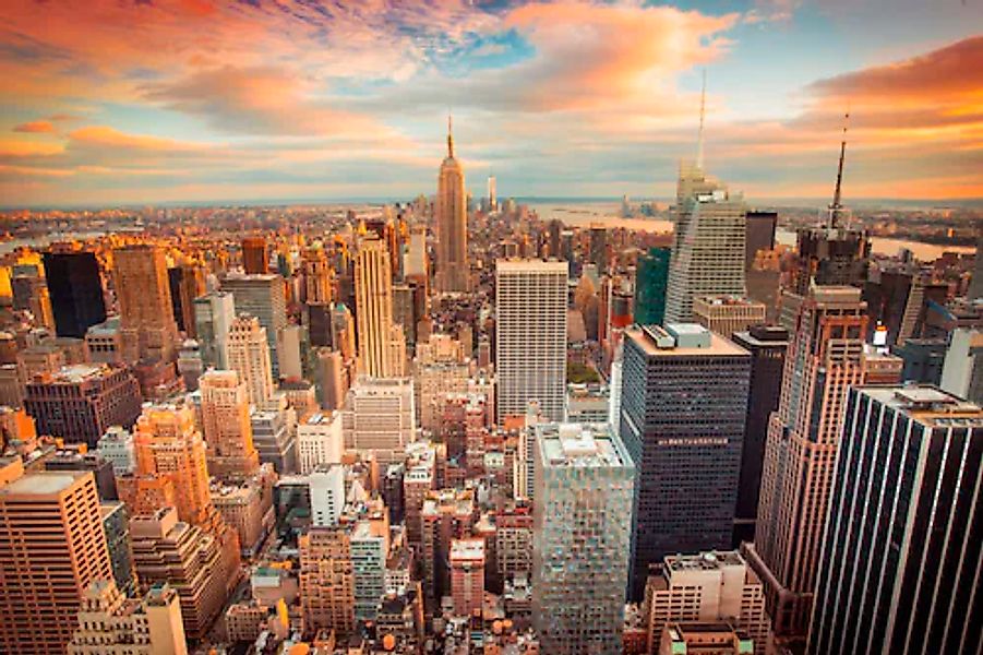 Papermoon Fototapete »Manhattan Midtown« glatt günstig online kaufen