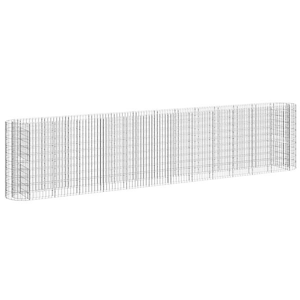 vidaXL Gabionen-Hochbeet Eisen 470x50x100 cm 1156415 günstig online kaufen