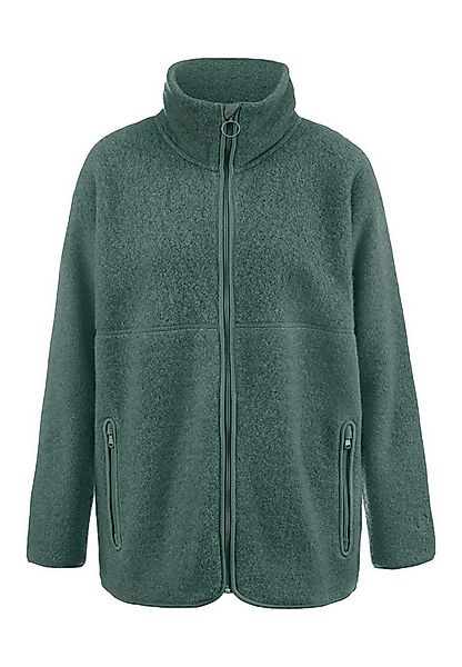 Hessnatur Fleecejacke Oversized aus reiner Bio-Merinowolle (1-St) günstig online kaufen