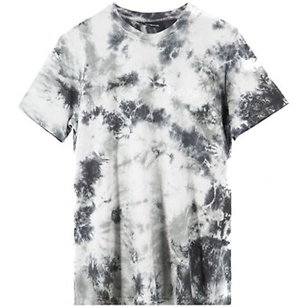 Disclaimer  T-Shirts & Poloshirts Schwarzes Tie-Dye-T-Shirt günstig online kaufen