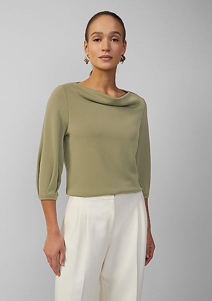 s.Oliver BLACK LABEL 3/4-Arm-Shirt Loose-Fit-Shirt aus günstig online kaufen