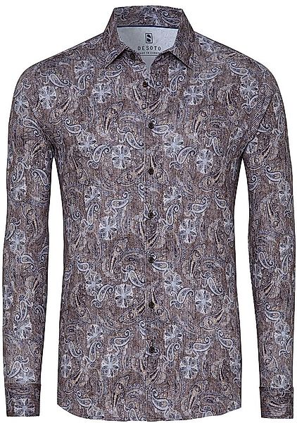 DESOTO Hemd Corduroy Optics Braun - Größe XL günstig online kaufen