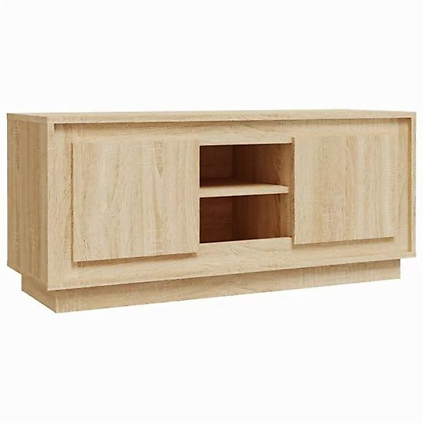 furnicato TV-Schrank Sonoma-Eiche 102x35x45 cm Holzwerkstoff (1-St) günstig online kaufen